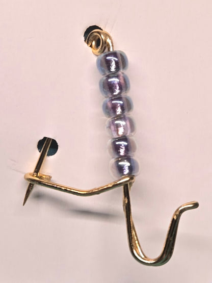 Portuguese Knitting Pin - Gold-finish