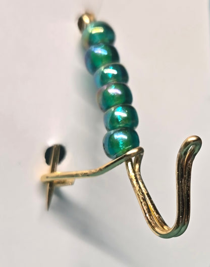 Portuguese Knitting Pin - Gold-finish