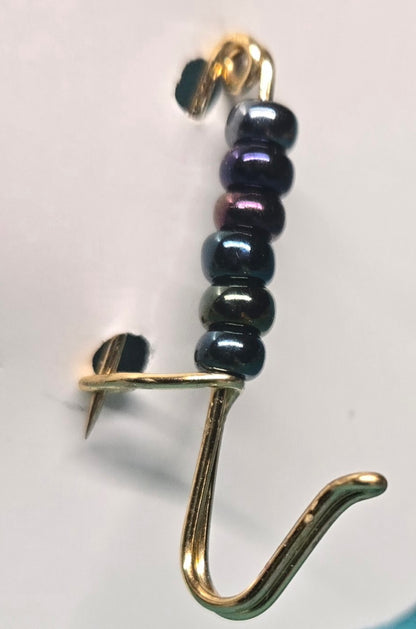 Portuguese Knitting Pin - Gold-finish