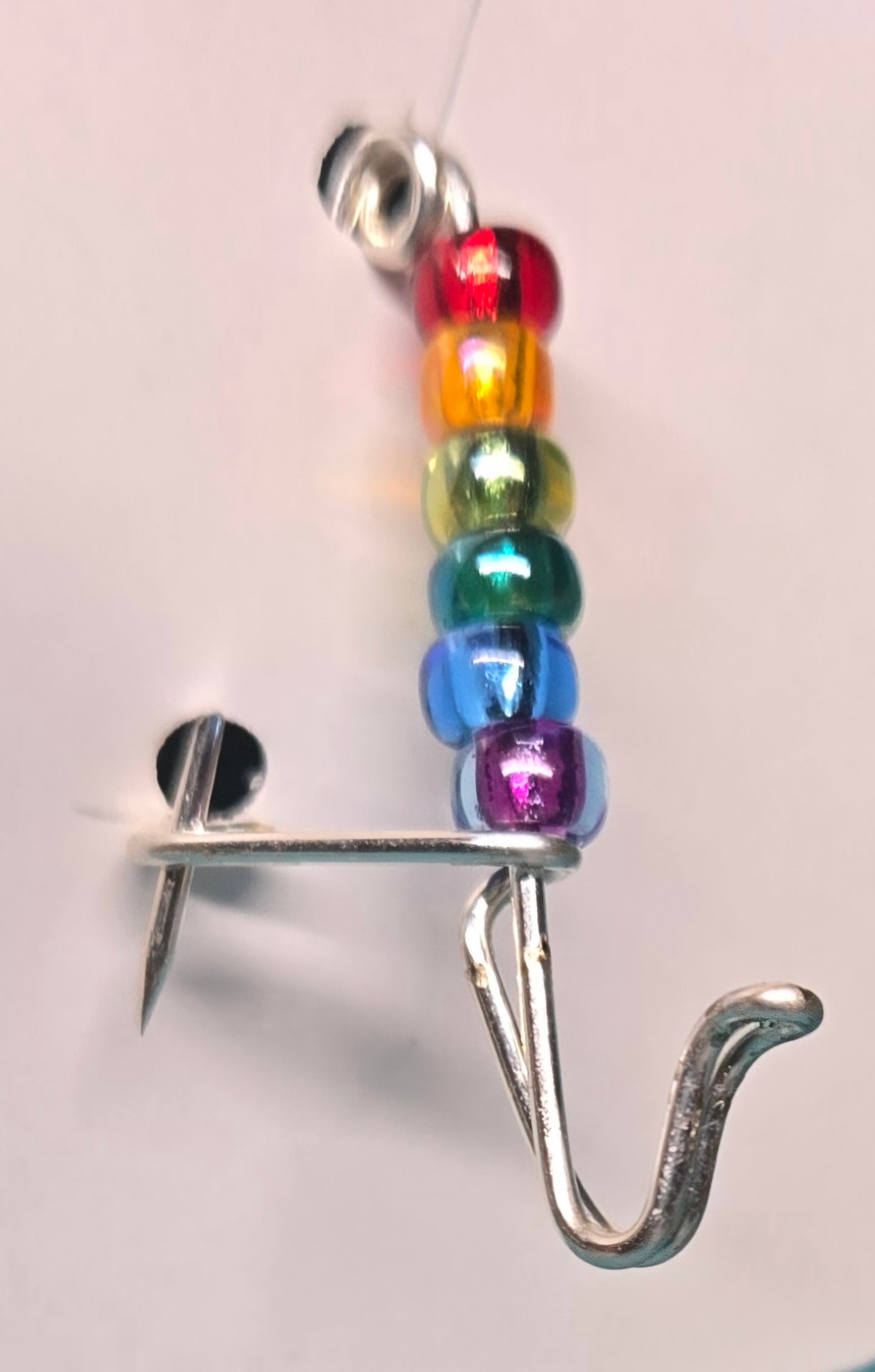 Portuguese Knitting Pin - Silver-finish