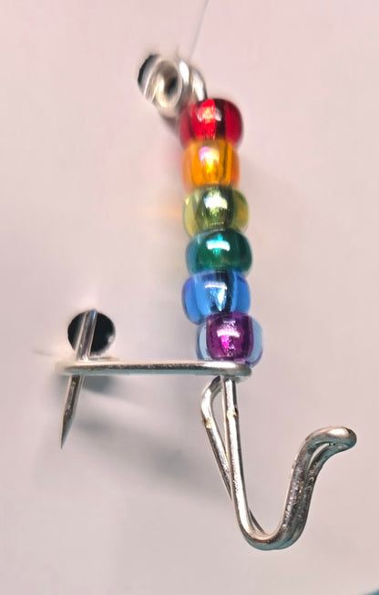 Portuguese Knitting Pin - Silver-finish
