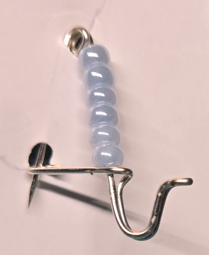 Portuguese Knitting Pin - Silver-finish