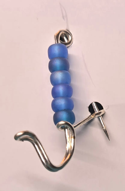 Portuguese Knitting Pin - Silver-finish