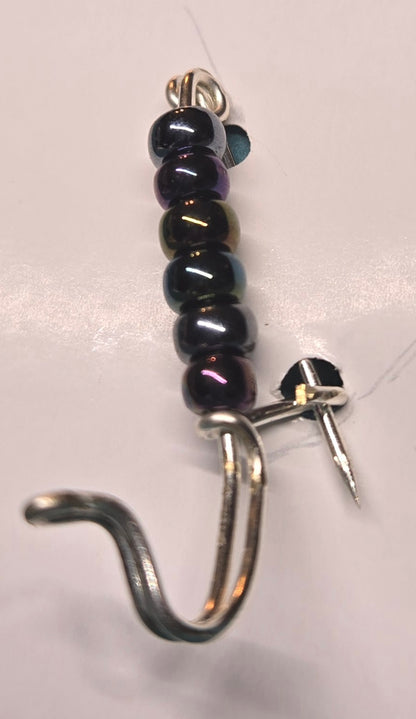 Portuguese Knitting Pin - Silver-finish